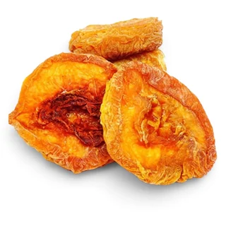 Dried peach halves supplied by Campo Costa
