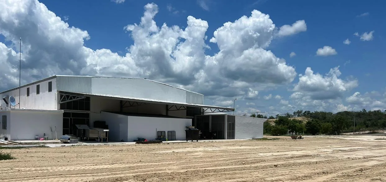 Exterior of the Campo Costa processing facility